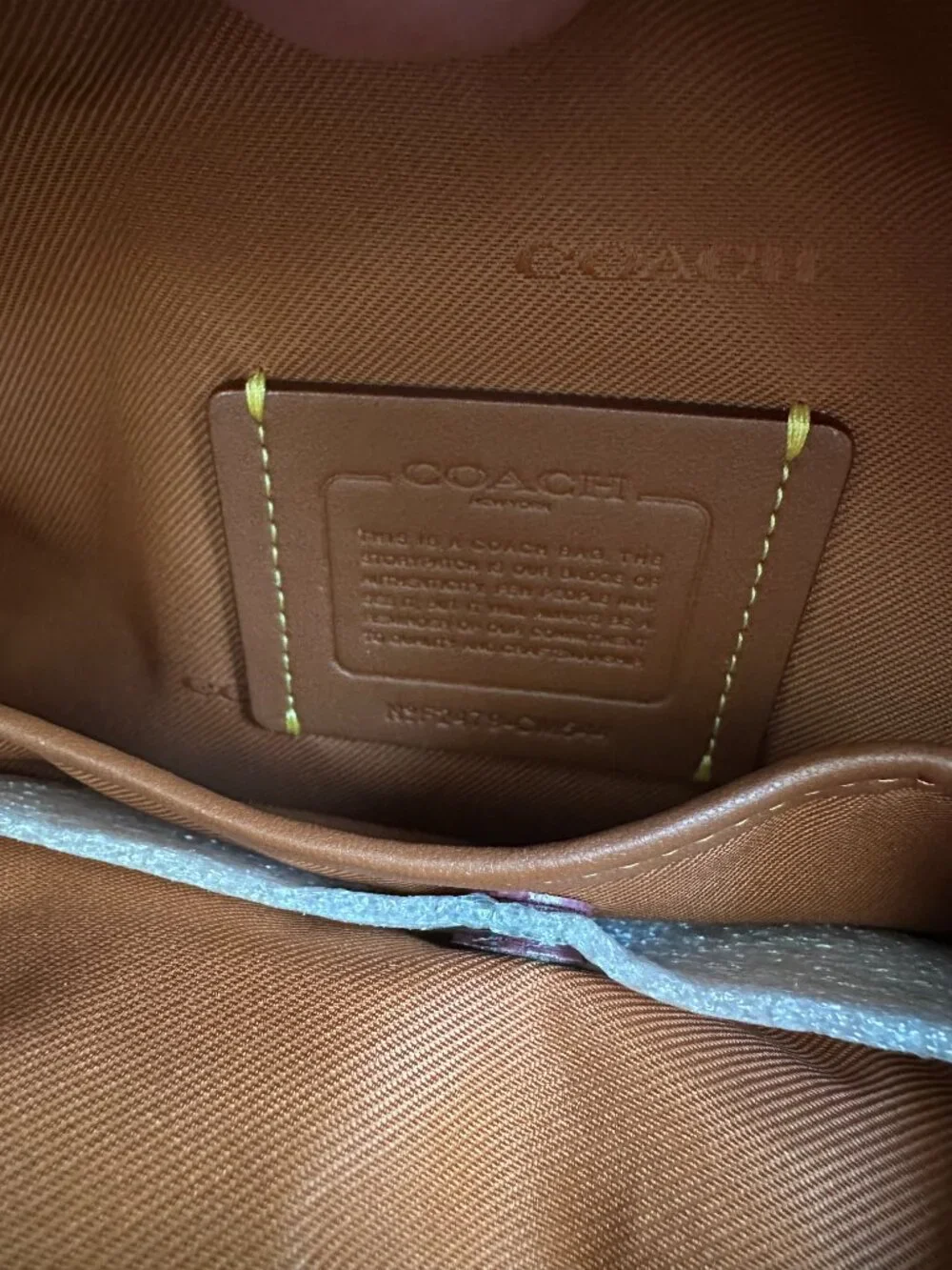 Coach Ivory Pebbled Leather Lana Shoulder Bag Style #F2479-CM544 *NWT* - Picture 6 of 13